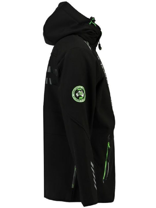 Χειμωνιάτικο Μπουφάν Softshell Αδιάβροχο και Αντιανεμικό Black