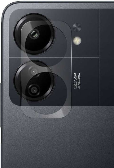 Spacecase Protecție Cameră Tempered Glass Transparent pentru Xiaomi Redmi 13C, Poco C65
