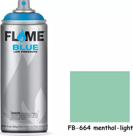 Colorstyle Paint Σπρέι Βαφής Ακρυλικό Υψηλής Θερμοκρασίας με Ματ Εφέ Menthol Light FB-664 400ml