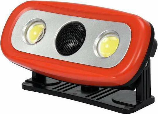 Yato Taschenlampe LED IP44 mit maximaler Helligkeit 2000lm Rot