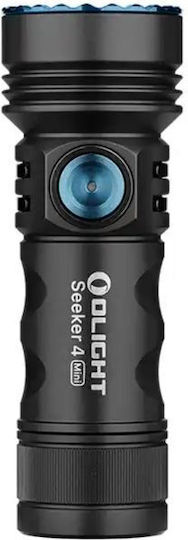 Olight Rechargeable Headlamp LED UV IPX8 with Maximum Brightness 1200lm Seeker 4 Mini Black