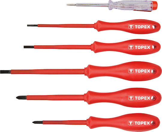 Topex Set 5 Electrician VDE 1000V Screwdrivers