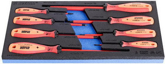 Unior 964VDE8B Set 8 Electrician VDE Screwdrivers