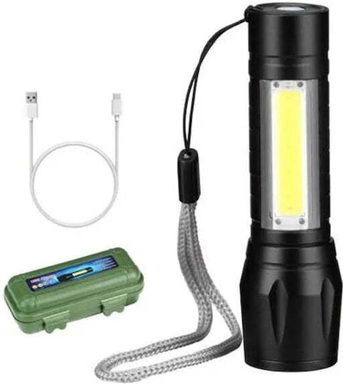 Henglong Wiederaufladbar Taschenlampe LED Doppelte Funktion