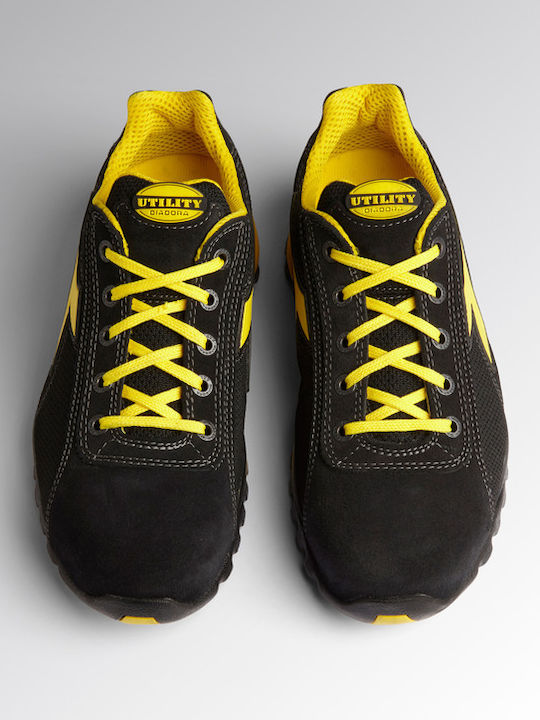 Utility Diadora Glove Low Safety Black S1P with Certification HRO,SRA