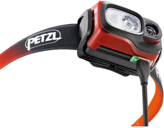 Petzl Επαναφορτιζόμενος Φακός Κεφαλής LED IPX4 με Μέγιστη Φωτεινότητα 1100lm Swift Rl