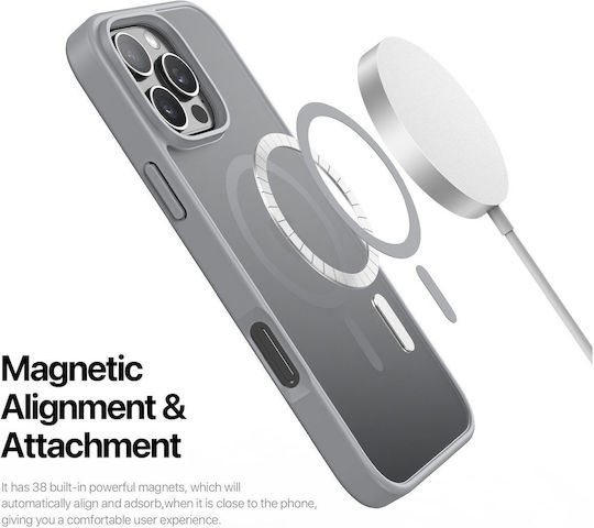 Dux Ducis Umschlag Rückseite Silikon / Kunststoff Gray (iPhone 17 Pro / iPhone 16 Pro)