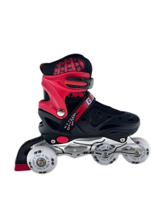 GC Inline Αυξομειούμενα Rollers Μαύρα Παιδικά
