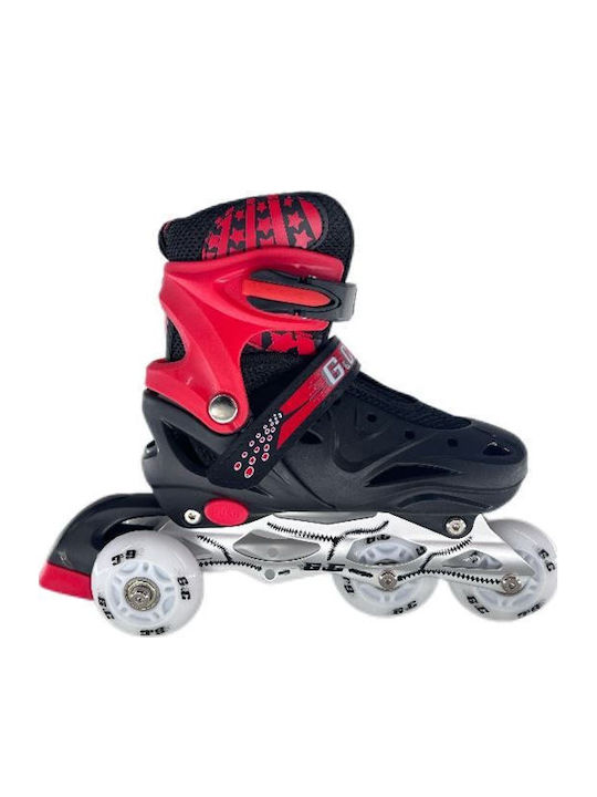 GC Inline Αυξομειούμενα Rollers Μαύρα Παιδικά