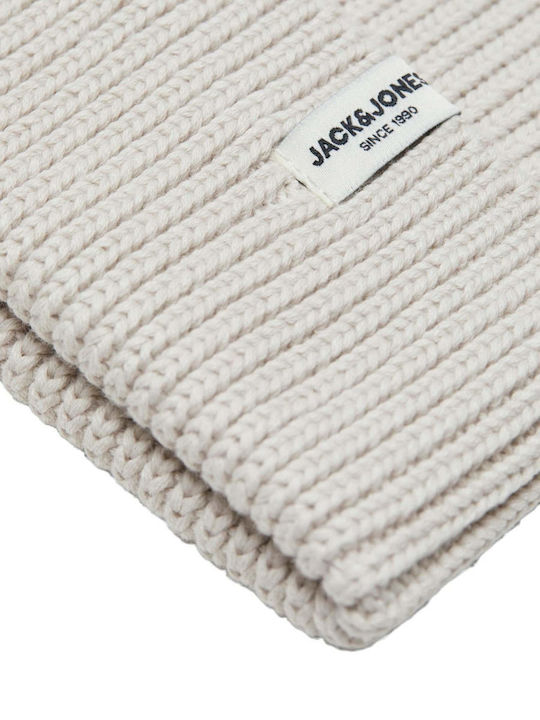 Jack & Jones Beanie Beanie Knitted in Beige color