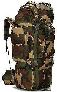 Mcan Στρατιωτικό Σακίδιο Πλάτης Woodland 70lt