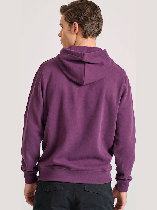 Sweatshirt mit Kapuze Lila
