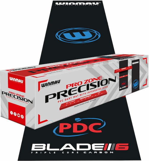 Winmau Pro Zone Präzisions-PVC-Dartmatte & Integriertes Oche