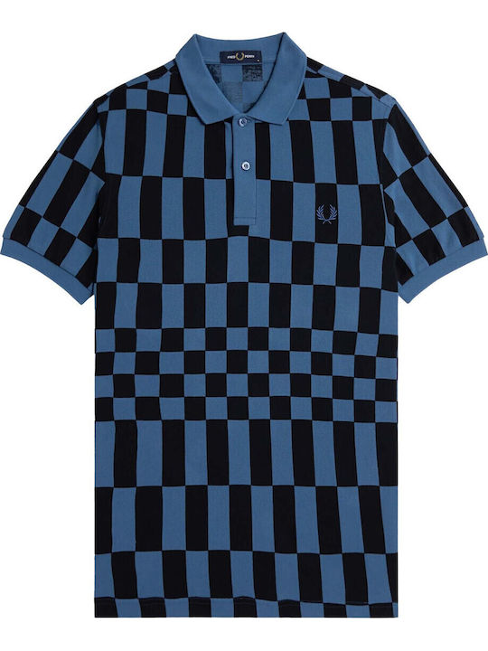 Polo Bluza Tricou Cu Mânecă Scurtă Albastră