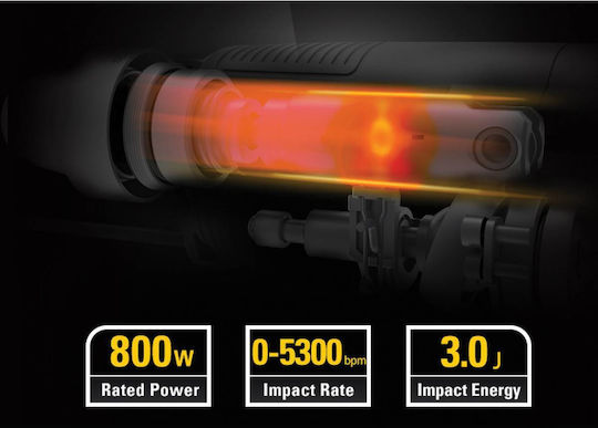 CAT DX26 Impact Demolition Hammer Electric 800W with Chuck SDS Plus