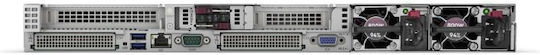 HP Proliant DL360 GEN11 (Xeon 4514Y/64GB DDR5/480GB SSD + 480GB SSD/Kit de alimentare cu sursă de alimentare de 1000W Flex Slot Titanium Hot Plug 2x HPE/Fără sistem de operare)