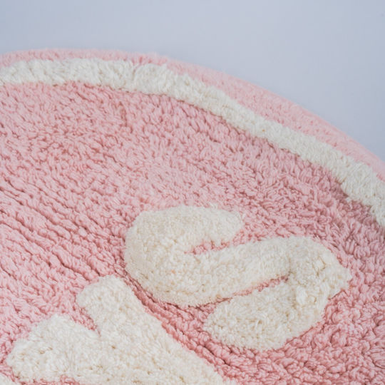 Flamingueo Rutschfest Badematte Baumwolle Rechteckig Pink 60x60cm