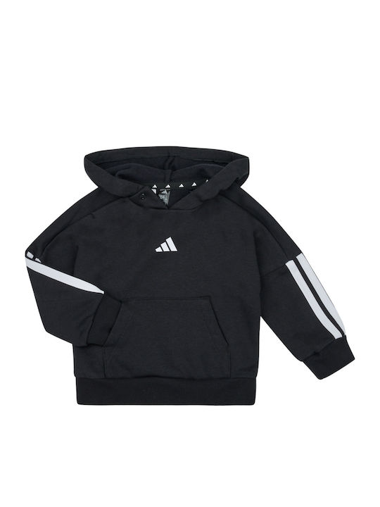 Kids Sweatpants Set Black 2pcs Essentials 3-Stripes