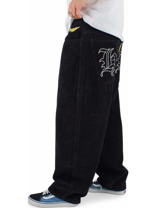 X-tra Men's Jeans Pants with Loose Baggy Fit Washed Black