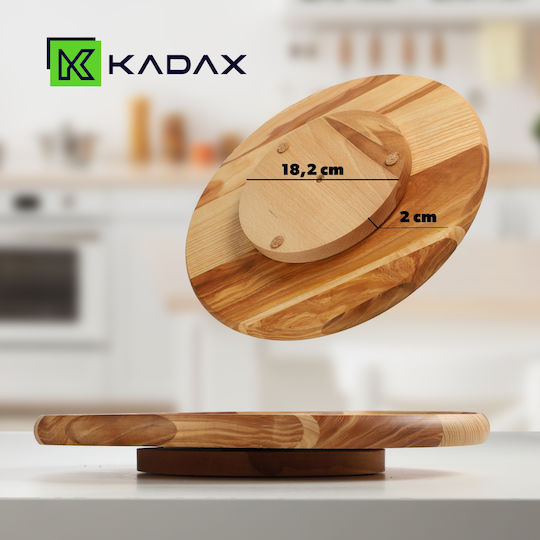 Kadax Πλατώ Σερβιρίσματος Περιστρεφόμενο Ξύλινο