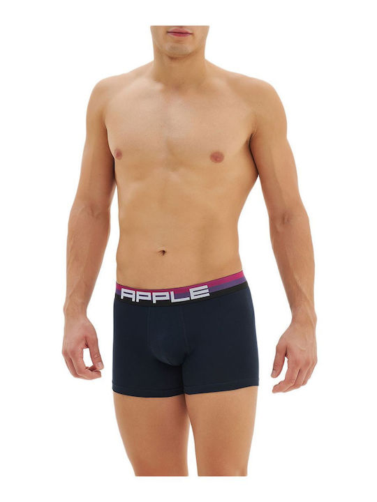 Apple Boxer Men's Boxer Navy-Mauve