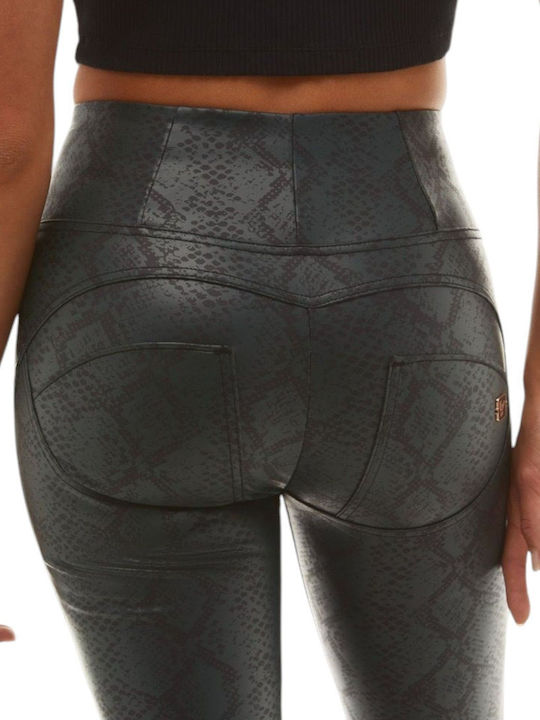 Women's Fabric Trousers Push-up Black