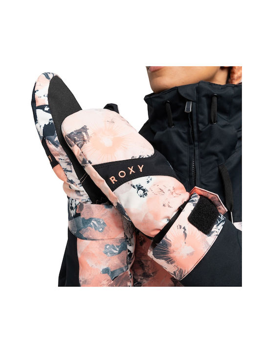 Roxy Jetty Mittens Γυναικεία Γάντια Σκι & Snowboard Πορτοκαλί