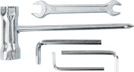 Foreză pe benzină cu 3 burghie 6 CP Roșu Technic Rtswg0106