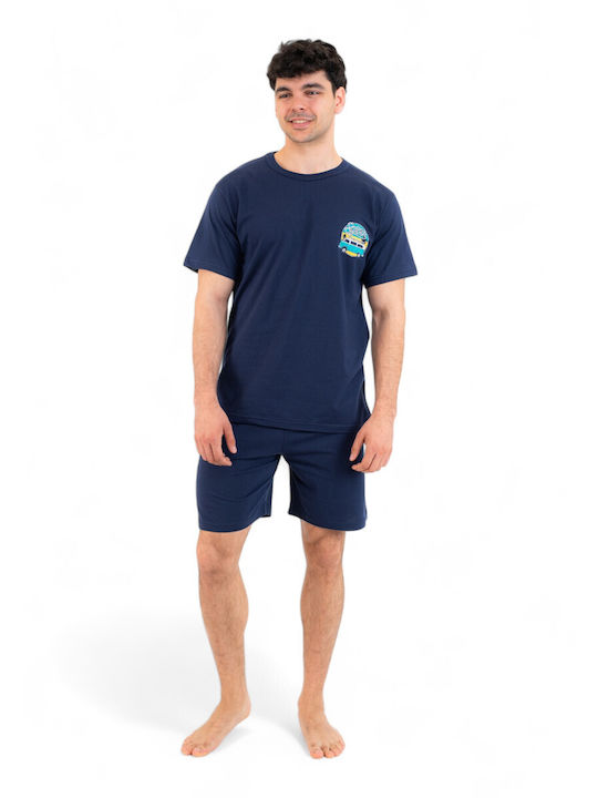 Men's Pajamas Nina Club Summer Nc740smr-blue