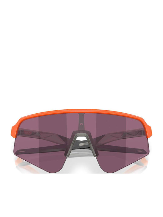 Oakley Sutro Lite Sweep Men's Sunglasses with Orange Plastic Frame and Purple Lens OOO9465-30