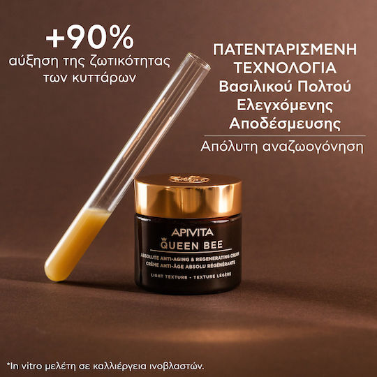 Apivita Queen Bee Licht Creme Gesicht Tag 50ml