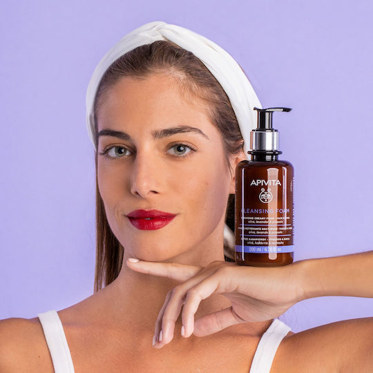 Apivita Olive, Lavender & Propolis Spumă Față & Ochi 200ml