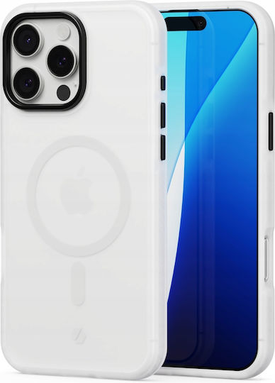 Spacecase Hybrid Fusion Mag Задна корица Пластмаса Бял (iPhone 16 Pro Max)