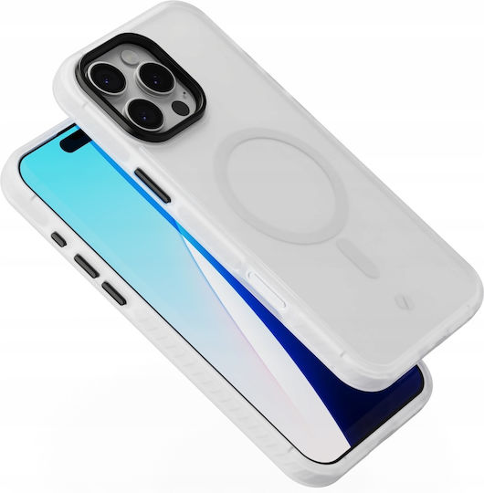 Spacecase Hybrid Fusion Mag Задна корица Пластмаса Бял (iPhone 16 Pro Max)