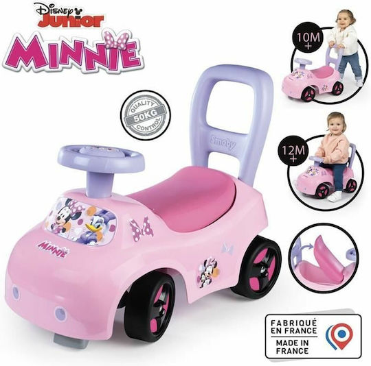 Smoby Minnie Αυτοκινητάκι Ride On για 10+ μηνών Ροζ