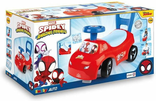 Smoby Spidey Αυτοκινητάκι Ride On για 10+ μηνών Κόκκινο