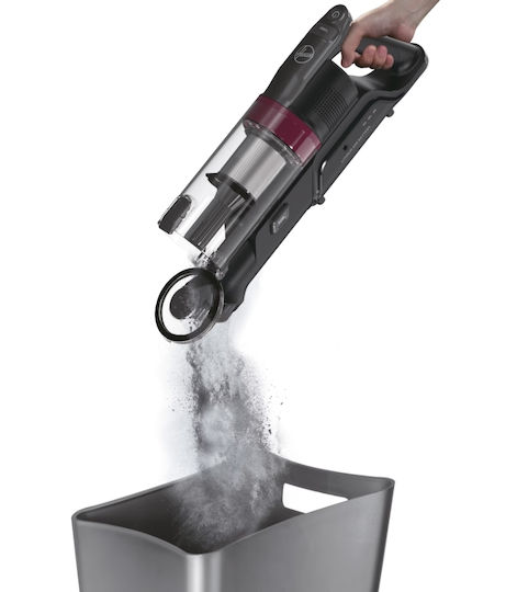 Hoover Hf1p10hx Επαναφορτιζόμενη Σκούπα 2 σε 1 Stick & Χειρός 14.4V Φουξ/Μαύρη