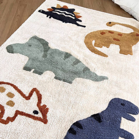 Baby Bliss Παιδικό Χαλί Βαμβακερό Μπεζ 120x200cm