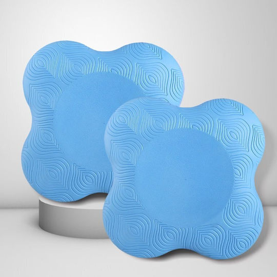 Σετ 2 Προστατευτικά Μαξιλάρια Γόνατα Yoga Support Knee Pads Blue