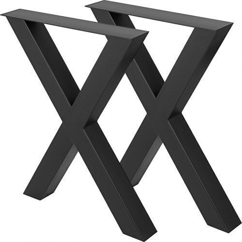 Vevor Picior Metalic Pentru Mobilier Potrivit Pentru Masă / Măsuță / Birou 72x79cm Negru