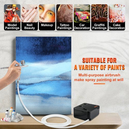 Vevor Airbrush 2bar with Injector 0.8mm Set