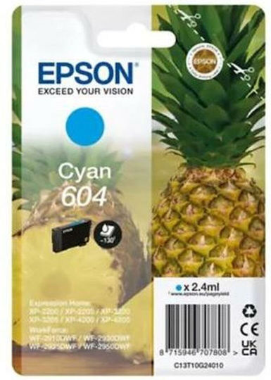 Epson 604 Original Pack of 10 InkJet Printer Inks Cyan