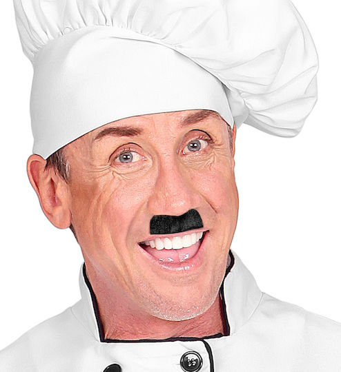 Schnurrbart / Bart für Karneval in Schwarz Farbe 1Stück
