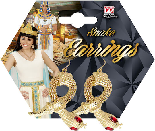 Carnival Earring Gold 1pcs