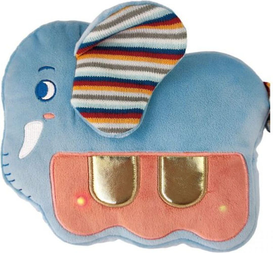 Luna Plush Elephant with Sound for 6+ Months
