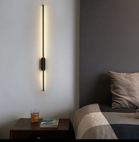 Home Lighting Modern Lumină de Perete cu LED Integrat și Lumină Alb Cald Negru 60x6x6cm