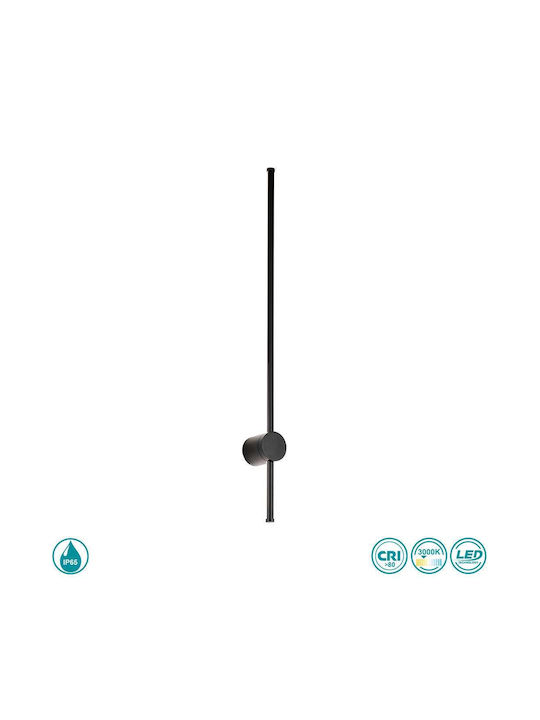 Viokef New York Wall-Mounted Outdoor Spot LED IP65 14W With Warm White Double Beam Light 7.6x7.6x81cm