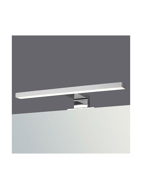 Karag Modern Leuchte Badezimmer mit Integrierter LED und Kaltweißes Licht Silber 60x10.3x4cm
