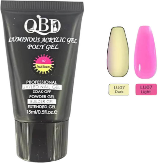 QBD Luminous Nail Acrygel Peach Blossom 07 15ml
