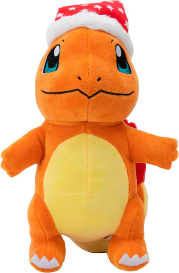 Jazwares Plush Pokemon Charmander Santa Hat 20 cm